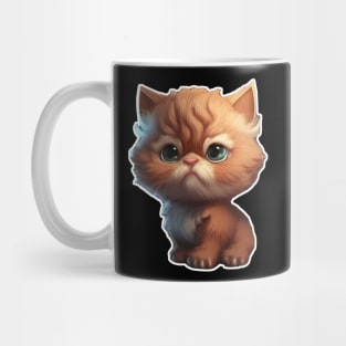 Cute Chibi Cat Merch - Adorable Feline Apparel and Accessories Mug